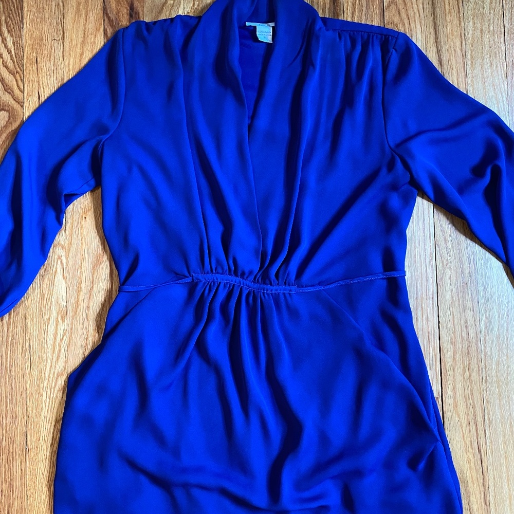 Women’s bar III Royal Blue Tie Waist Dress S